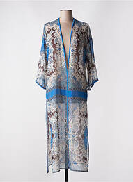 Veste kimono manches longues bleu TWINSET femme