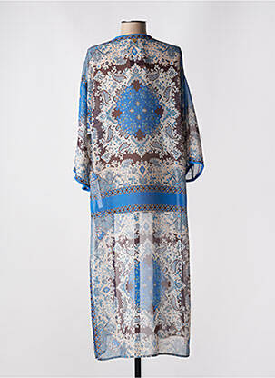 Veste kimono légère et transparente bleu TWINSET femme