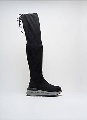 Cuissardes bout rond talon de 4 à 6cm noir LIU JO femme