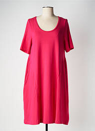Robe mi-longue manches courtes manches courtes rose MES SOEURS ET MOI femme