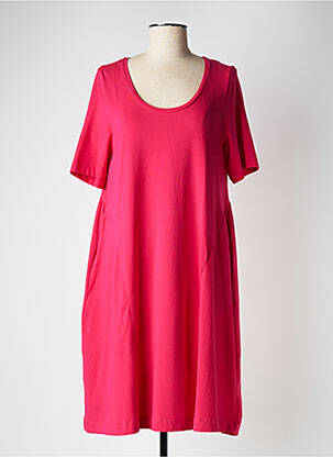 Robe mi-longue manches courtes manches courtes rose MES SOEURS ET MOI femme