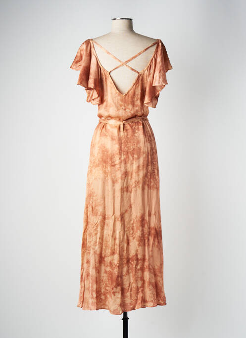 Robe longue orange LOUIZON pour femme