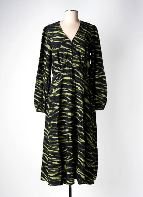 Robe longue vert B.YOUNG pour femme