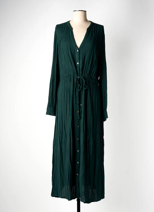 Robe longue vert LA PETITE ETOILE pour femme