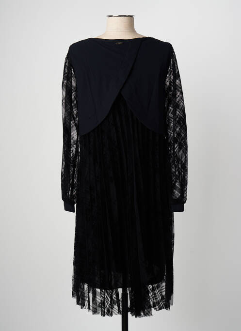 Robe mi-longue noir MC PLANET pour femme