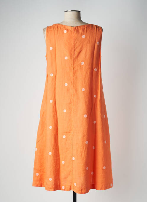 Robe mi-longue orange MES SOEURS ET MOI pour femme