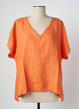 Top manches courtes manches courtes orange MES SOEURS ET MOI femme