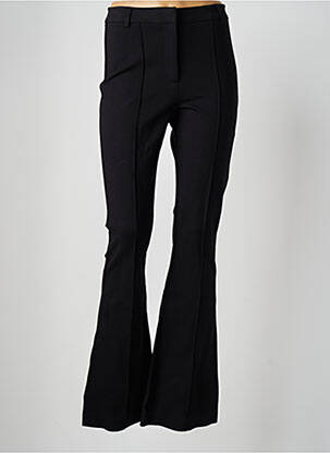 Pantalon flare stretch taille normale noir VAN-DOS femme