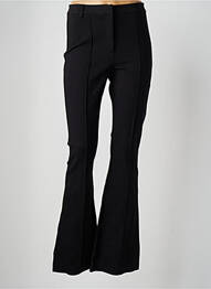 Pantalon flare stretch taille normale noir VAN-DOS femme