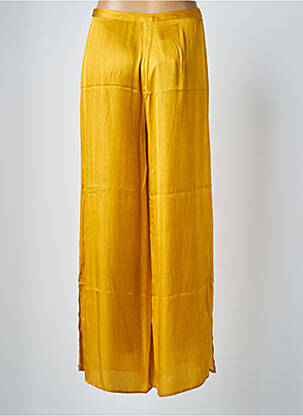 Pantalon droit taille normale taille normale jaune VAN-DOS femme