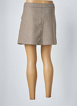 Jupe courte poches beige LA PETITE ETOILE femme