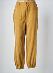 Pantalon chino beige LAUREN VIDAL pour femme seconde vue