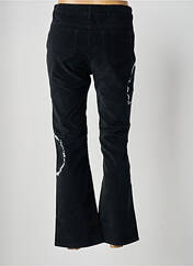 Pantalon droit noir LAUREN VIDAL pour femme seconde vue