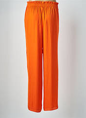 Pantalon droit orange VAN-DOS pour femme seconde vue