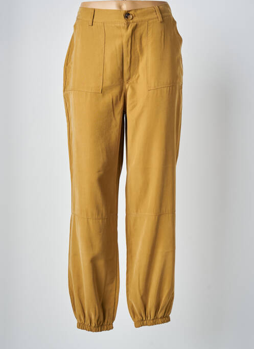 Pantalon chino beige LAUREN VIDAL pour femme