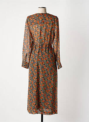 Robe longue manches longues manches longues orange GERARD DAREL femme