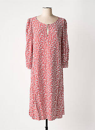 Robe mi-longue manches 3/4 manches 3/4 rouge PERSONA BY MARINA RINALDI femme