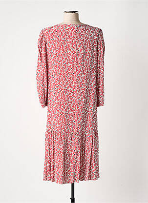 Robe mi-longue coupe fluide manches 3/4 rouge PERSONA BY MARINA RINALDI femme