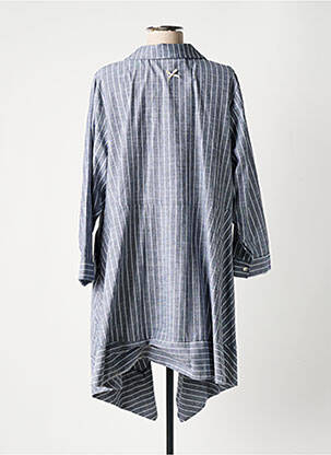 Tunique manches longues col chemisier gris JORGIE PARIS femme