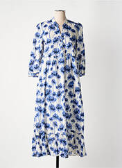 Robe longue bleu COTTONADE pour femme seconde vue