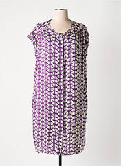 Robe mi-longue violet BELLA JONES pour femme seconde vue