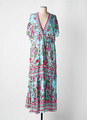 Robe longue bleu BOHEMIAN SOUL pour femme seconde vue