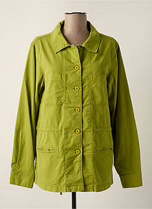 Veste casual coupe droite vert BELLA JONES femme