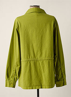 Veste casual coupe droite vert BELLA JONES femme