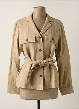 Veste casual col tailleur beige WEEKEND MAXMARA femme