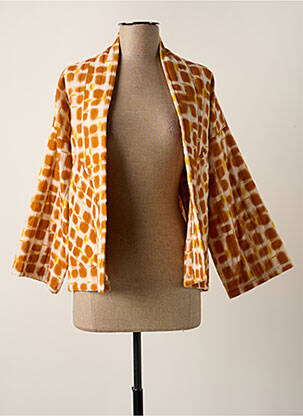 Veste kimono manches longues marron JOHANNA PARIS femme