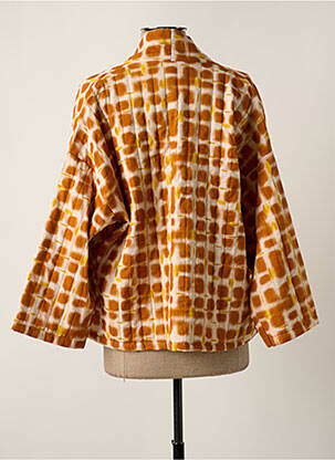 Veste kimono manches longues marron JOHANNA PARIS femme