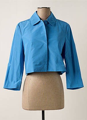 Chemisier coupe droite manches 3/4 bleu WEEKEND MAXMARA femme
