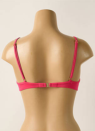 Haut de maillot de bain stretch haut soutien-gorge moulé rose KIWI femme