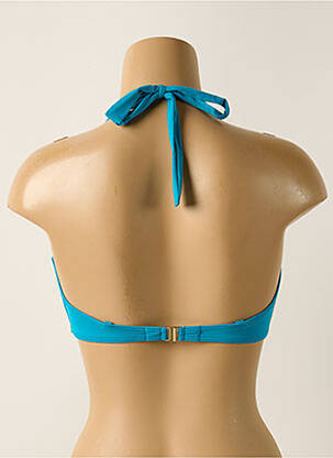 Haut de maillot de bain stretch haut bandeau bleu KIWI femme