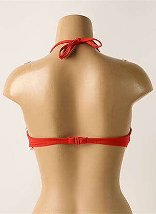 Haut de maillot de bain stretch haut bandeau orange YSABEL MORA femme