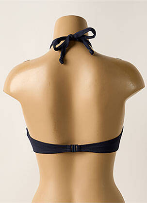 Haut de maillot de bain stretch haut bandeau bleu YSABEL MORA femme