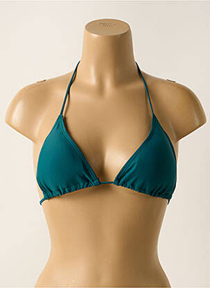 Haut de maillot de bain stretch haut soutien-gorge avec mousse de rembourrage amovible vert SUN PROJECT femme