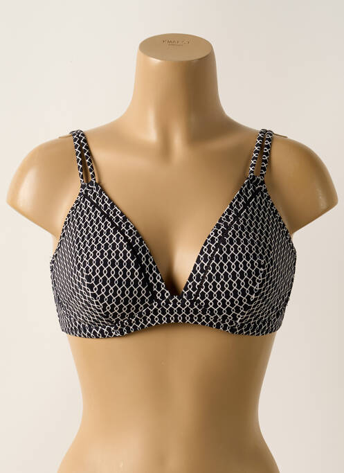 Haut de maillot de bain stretch haut soutien-gorge emboitant noir OLYMPIA femme