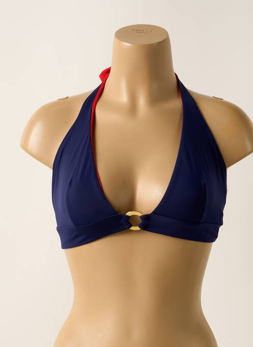 Haut de maillot de bain bleu KIWI pour femme