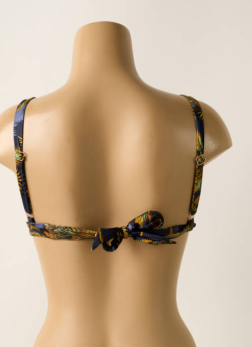 Haut de maillot de bain bleu KIWI pour femme