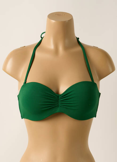 Haut de maillot de bain vert YSABEL MORA pour femme