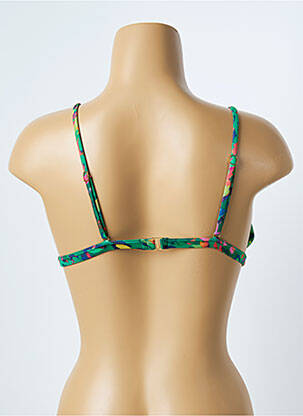 Haut de maillot de bain stretch haut soutien-gorge avec mousse de rembourrage amovible vert RIO DE SOL femme