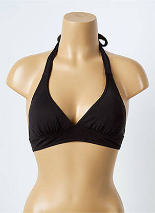 Haut de maillot de bain stretch haut soutien-gorge avec mousse de rembourrage amovible noir LPB femme
