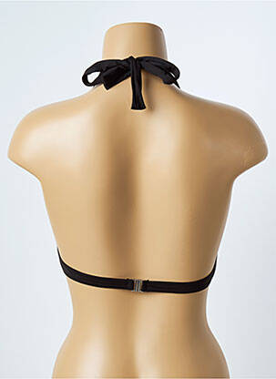Haut de maillot de bain stretch haut soutien-gorge avec mousse de rembourrage amovible noir LPB femme