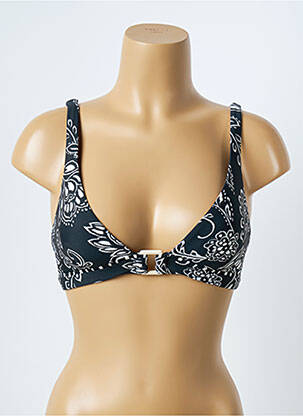 Haut de maillot de bain stretch haut soutien-gorge avec mousse de rembourrage amovible bleu SEAFOLLY femme