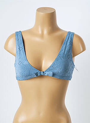 Haut de maillot de bain stretch bleu BEACHLIFE fille