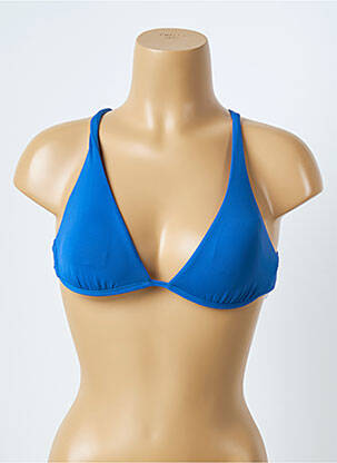 Haut de maillot de bain stretch haut soutien-gorge emboitant bleu SEAFOLLY femme