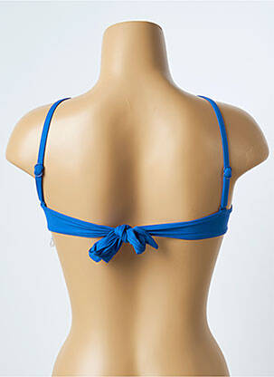 Haut de maillot de bain stretch haut soutien-gorge emboitant bleu SEAFOLLY femme