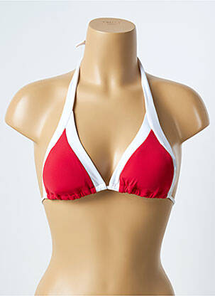 Haut de maillot de bain stretch haut soutien-gorge avec mousse de rembourrage amovible rouge SEAFOLLY femme