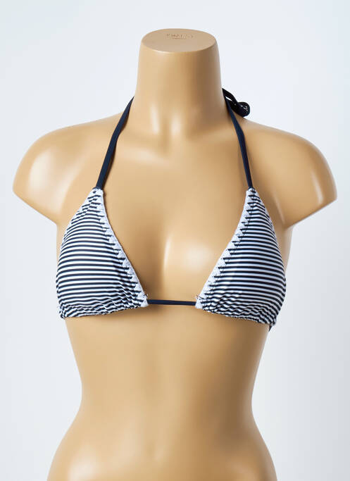 Haut de maillot de bain bleu LAGON BLEU pour femme